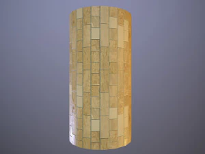 Decorative Rectangular Wall Tiles CG Textures