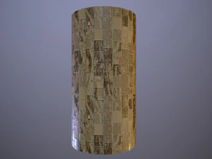 Decorative Rectangular Wall Tiles CG Textures