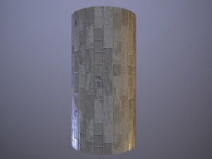 Decorative Rectangular Wall Tiles CG Textures