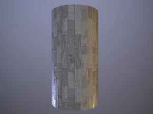 Decorative Rectangular Wall Tiles CG Textures