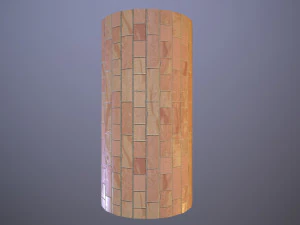 Decorative Rectangular Wall Tiles CG Textures