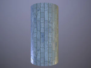 Decorative Rectangular Wall Tiles CG Textures