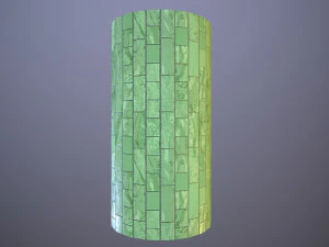 Decorative Rectangular Wall Tiles CG Textures