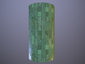 Decorative Rectangular Wall Tiles CG Textures