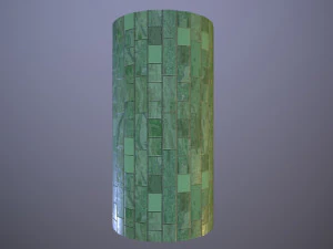 Decorative Rectangular Wall Tiles CG Textures