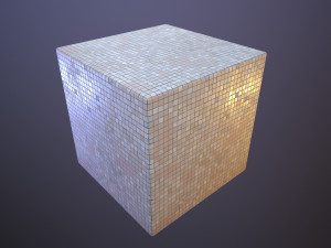 Decorative Small Square Wall Tiles CG Textures