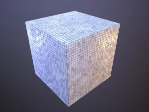 Decorative Small Square Wall Tiles CG Textures