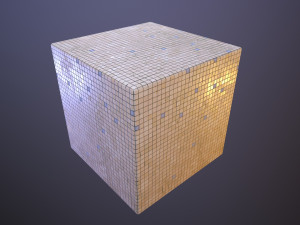 Decorative Small Square Wall Tiles CG Textures