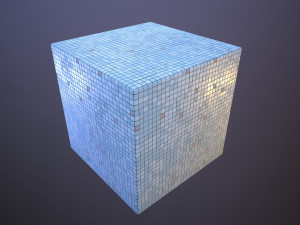 Decorative Small Square Wall Tiles CG Textures