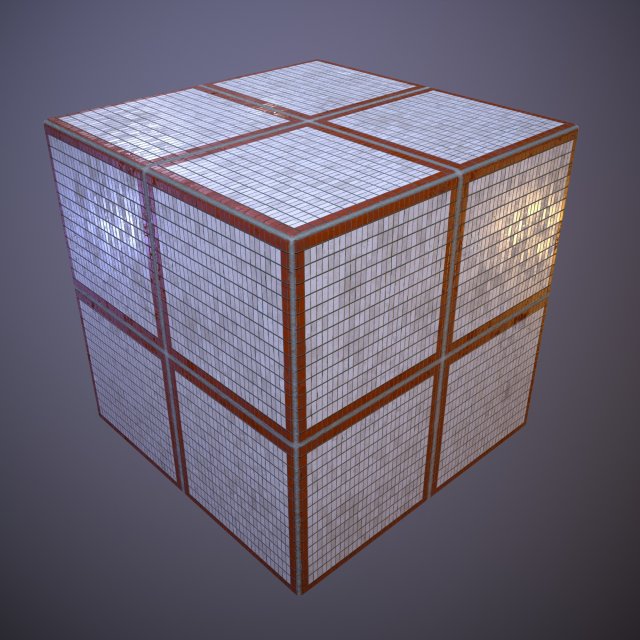 Wall Rectangular Tiles Panels CG Textures .c4d .max .obj .3ds .fbx .stl .blend 