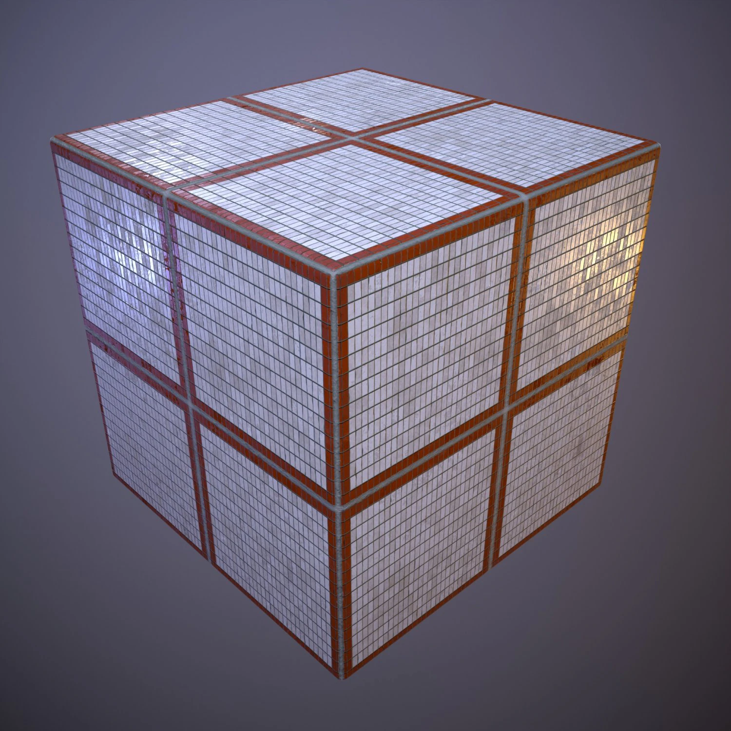 Pain&eacute;is de azulejos retangulares de parede Texturas CG .c4d .max .obj .3ds .fbx .stl .blend 