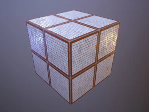 Pain&eacute;is de azulejos retangulares de parede Texturas CG