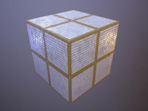 Wall Rectangular Tiles Panels CG Textures