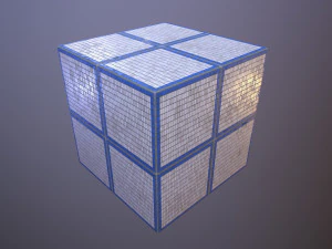 Pain&eacute;is de azulejos retangulares de parede Texturas CG