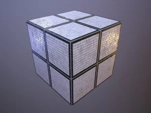 Pain&eacute;is de azulejos retangulares de parede Texturas CG