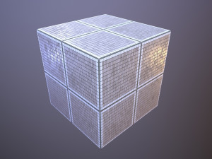Wall Rectangular Tiles Panels CG Textures