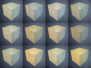 Old Beige Bricks Walls 12 Variants CG Dokuları