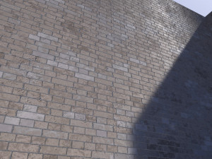 Old Beige Bricks Walls 12 Variants CG Dokuları
