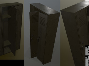 lockers 3D Model