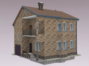 house 2f prt 3D Model
