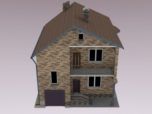 house 2f prt 3D 모델