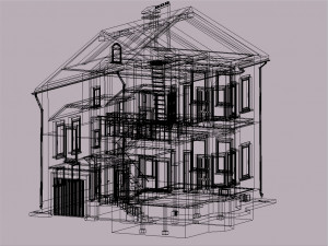 house 2f prt 3D 모델