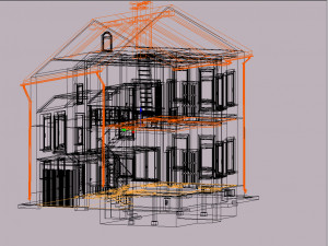 house 2f prt 3D 모델