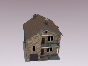house 2f prt 3D 모델