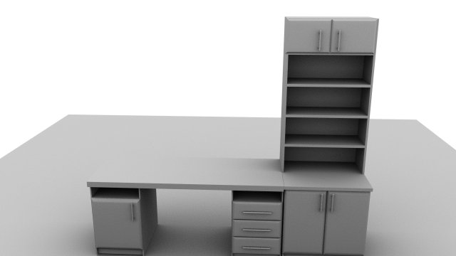 cupboard 3D Model .c4d .max .obj .3ds .fbx .stl .blend