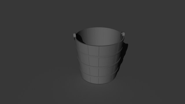 bucket 3Dモデル .c4d .max .obj .3ds .fbx .stl .blend 