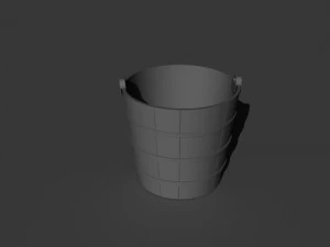 버킷 3D 모델