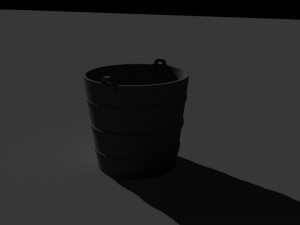 bucket 3Dモデル
