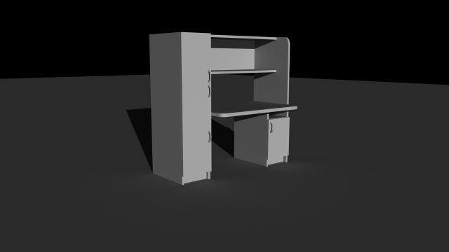 cupboard Modello 3D .c4d .max .obj .3ds .fbx .stl .blend