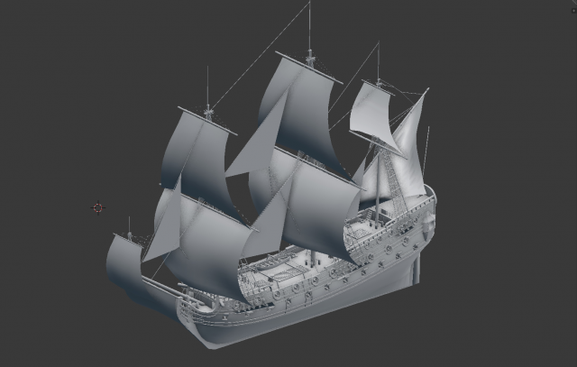 mordaunt 1681 3D Model .c4d .max .obj .3ds .fbx .stl .blend 