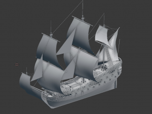 mordaunt 1681 3D Model