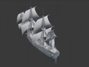 mordaunt 1681 3D Model