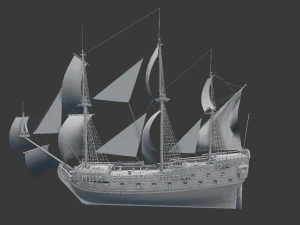 mordaunt 1681 3D Model