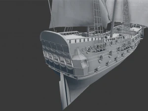 mordaunt 1681 3D Model