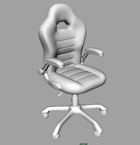 office chair 3D Model .c4d .max .obj .3ds .fbx .stl .blend 