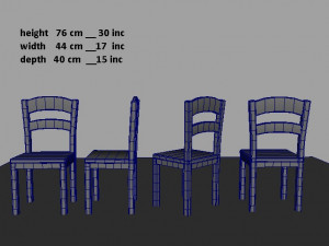 chair 3D Модель