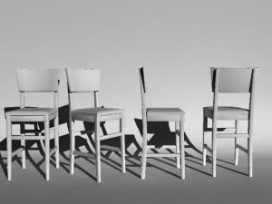 토키오 의자 3D 모델