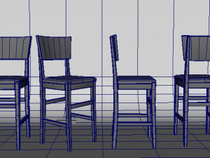 tokio stool 3D Model