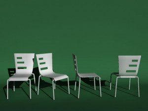 bentwood chair 3D 모델