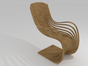 pipo chair 3D 模型