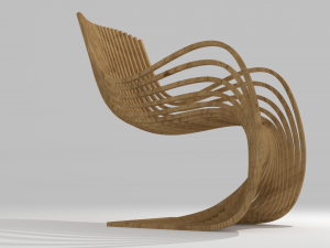 pipo chair 3D 模型