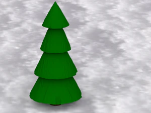 abete Modello 3D