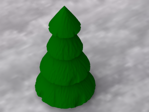 fir-tree 3D 模型