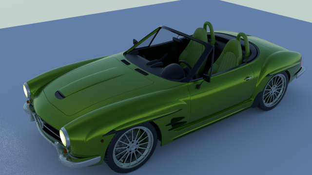mercedes benz z3 Model 3D .c4d .max .obj .3ds .fbx .stl .blend 