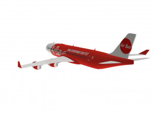 airbus economy airline 3D मॉडल