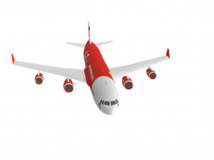 airbus economy airline 3D मॉडल